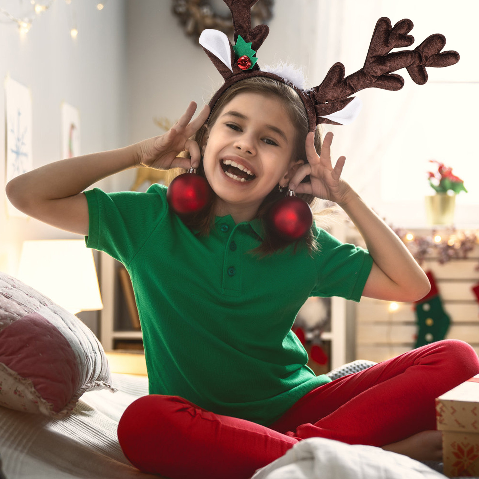 Reindeer Antlers Headband Chri - огляд і ціна Reindeer Antlers Headband