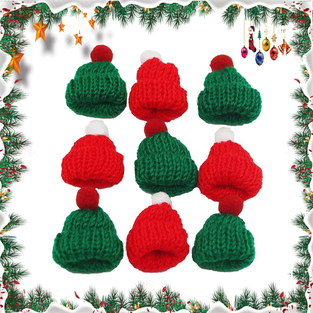 10Pcs 3.5x5cm Mini Christmas K - огляд і ціна Santa Hat Plush