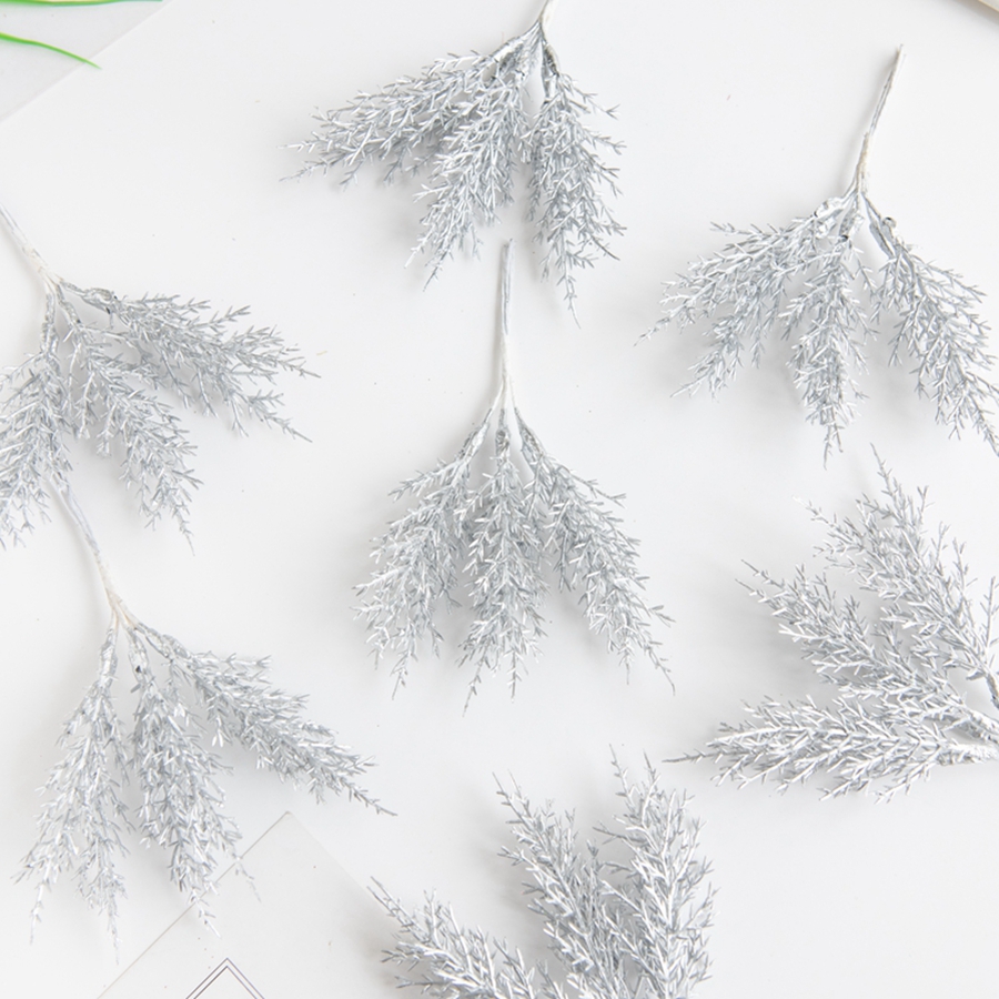 6Pcs Artificial Plants Autumn  - огляд і ціна Christmas Tree Artificial