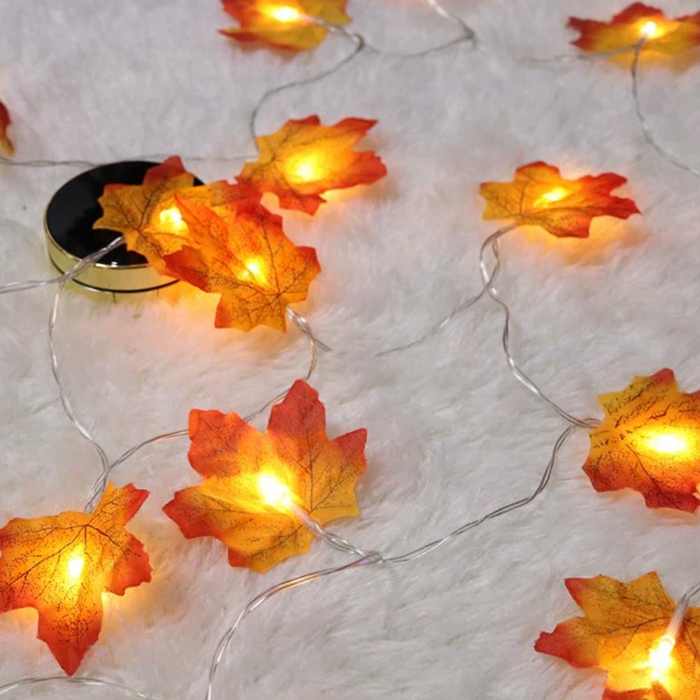 Maple Leaf Garland String Ligh - огляд і ціна Led Fairy String Lights