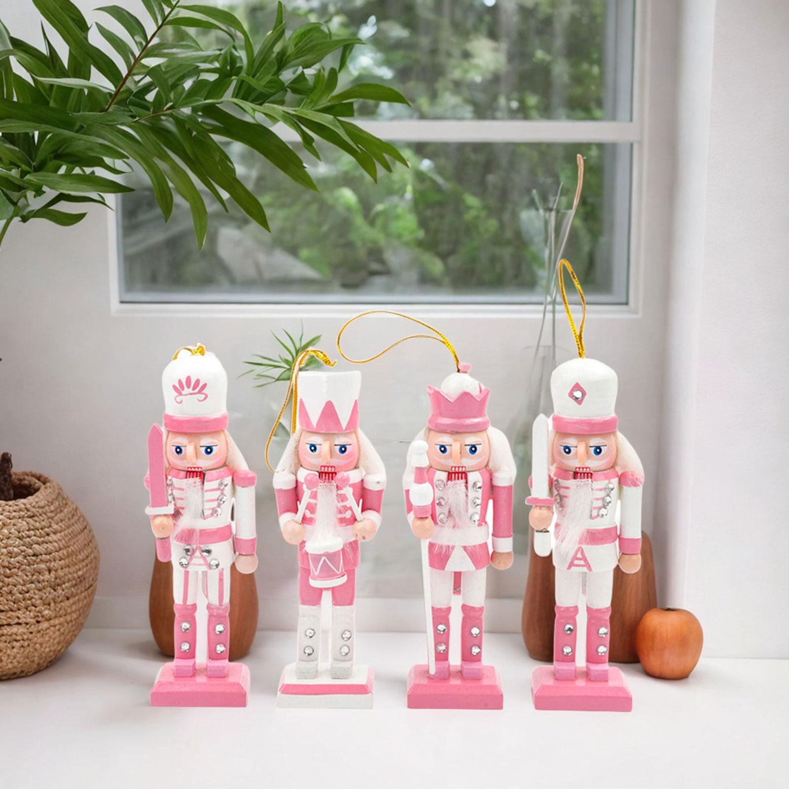 4x Wooden Nutcracker Soldier F - огляд і ціна Nutcracker Figurine