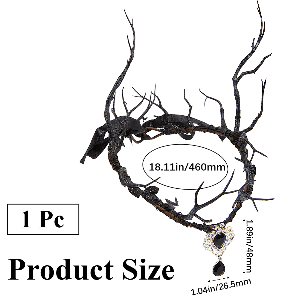 Black Fairy Headpiece Dark Rei - огляд і ціна Reindeer Antlers Headband