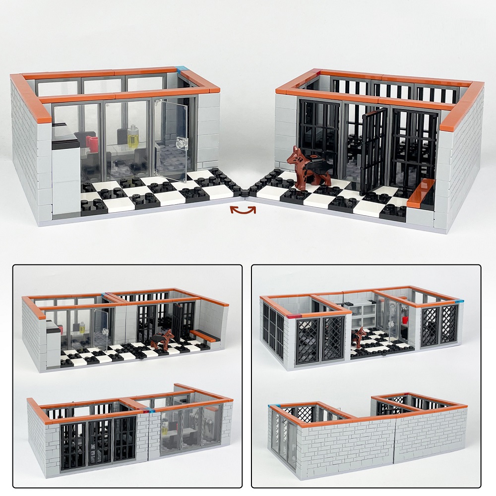 302PCS Prison City Police Stat - огляд і ціна Lego Set Creator