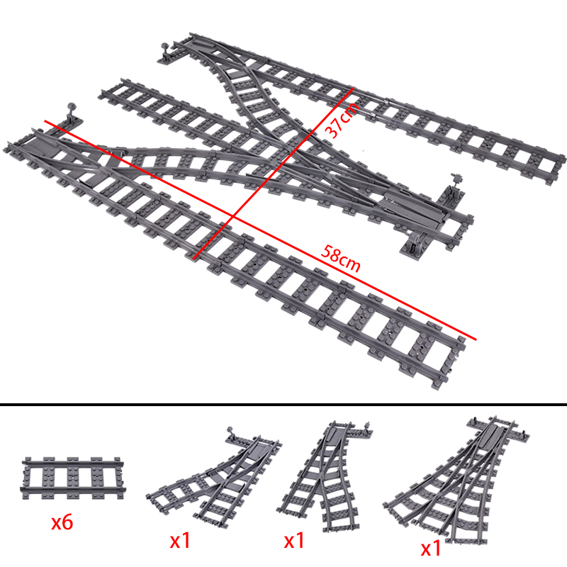 MOC City Train Rail Left and R - огляд і ціна Lego Set Creator