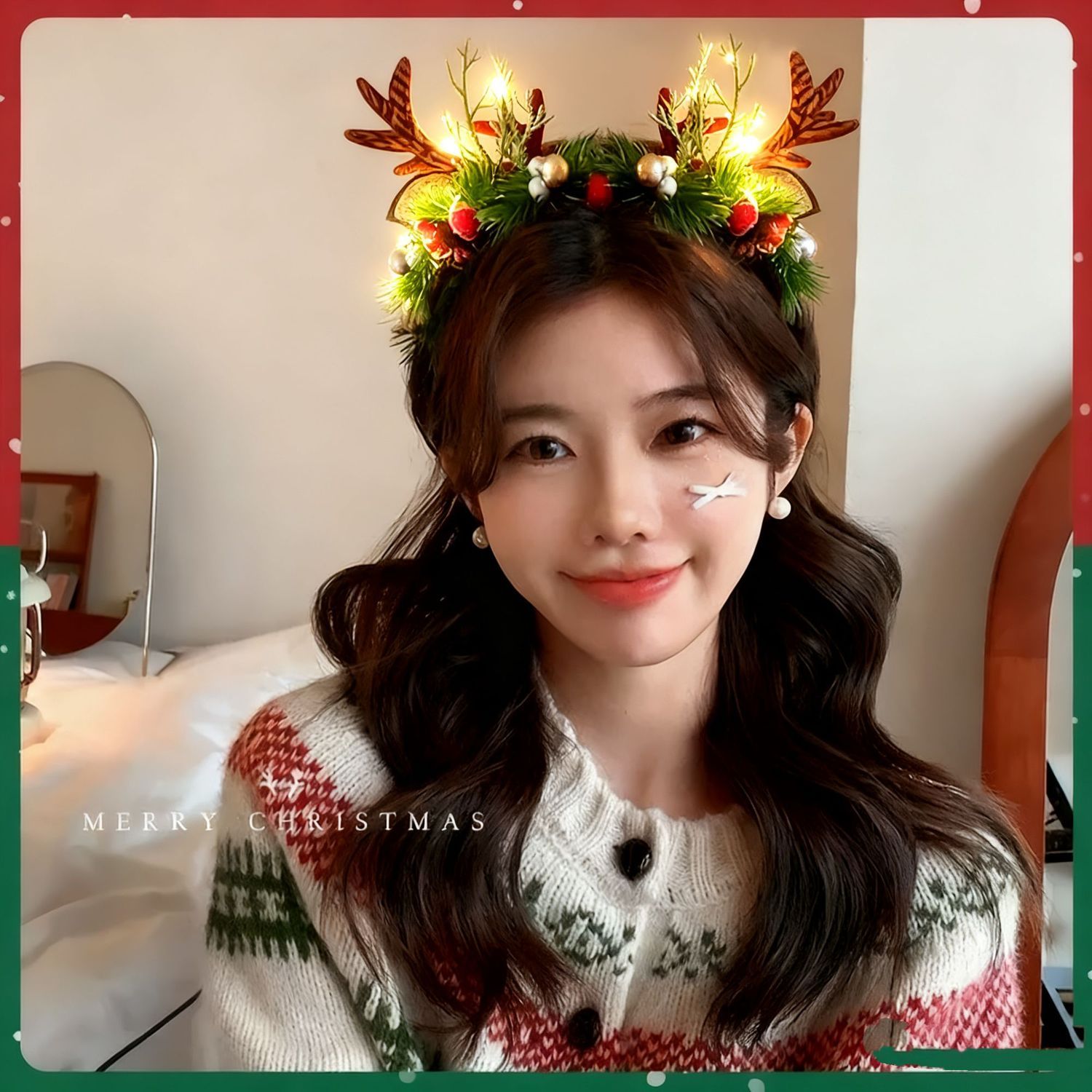 Christmas Reindeer Antlers Hea - огляд і ціна Reindeer Antlers Headband