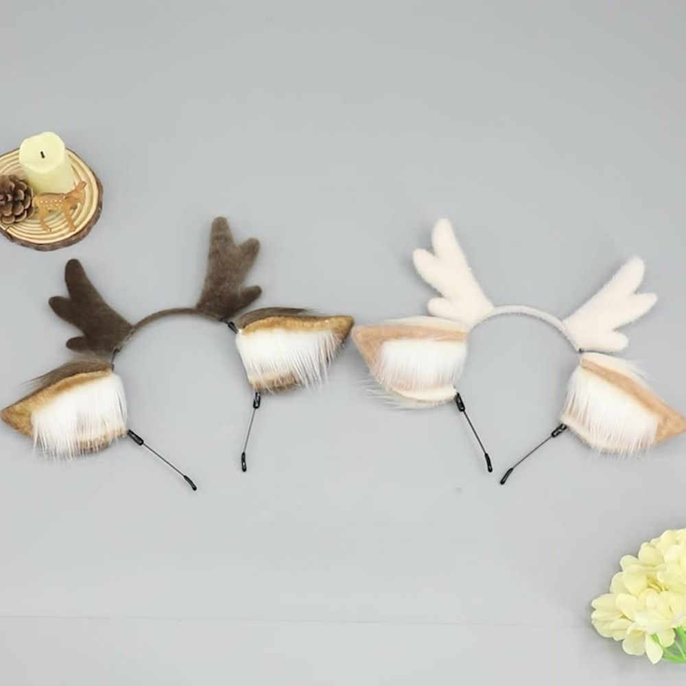 Deer Ears Reindeer Antler Head - огляд і ціна Reindeer Antlers Headband