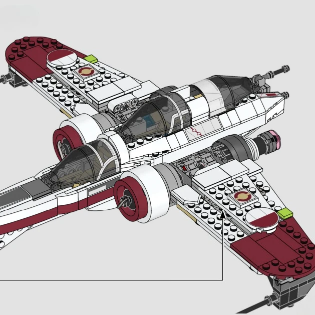 Space Combat Aircraft Model Bu - огляд і ціна Lego Set Technic
