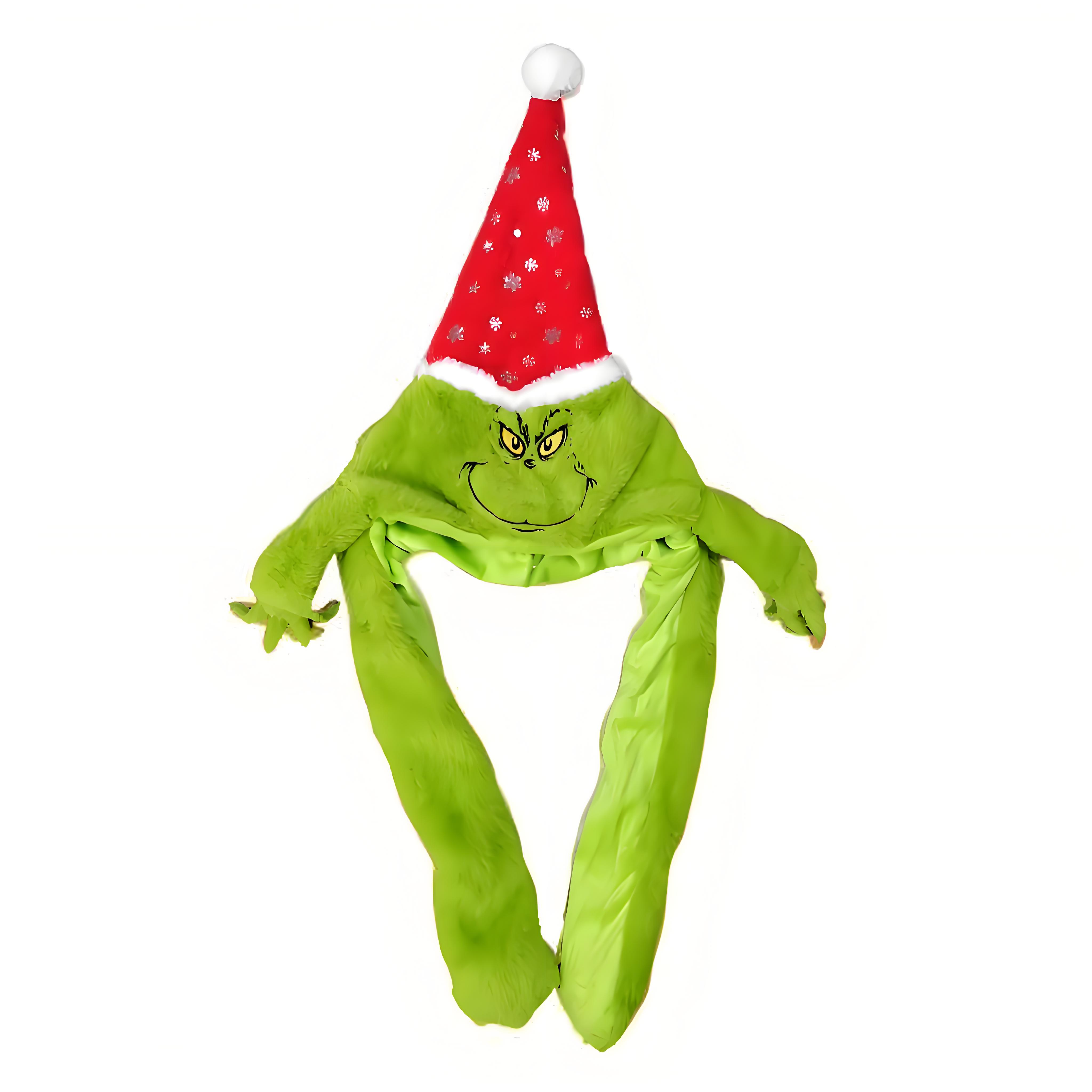 Plush Grincese Hat Cap Scarf C - огляд і ціна Santa Hat Plush